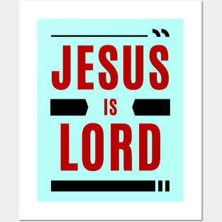 Jesus Is Lord | Christian Typography Posters and Art